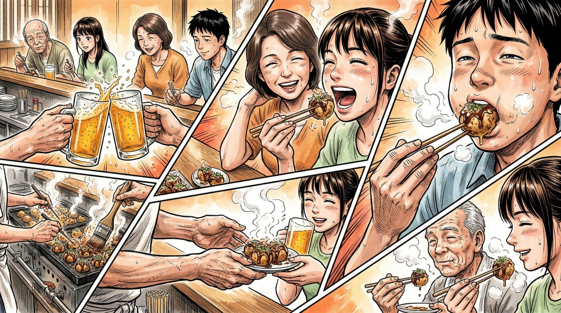 [日本の団欒のイメージ]